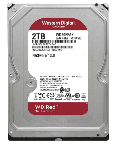 WD  (Available 2TB ,  6TB )  RED  In Jordan